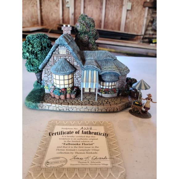 Hawthorne Village. Falbrooke Florist. Thomas Kincade. Good  Thomas Kinkade Hawthorne village Falbrooke Florist